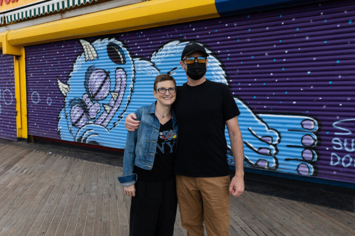 coney island mural