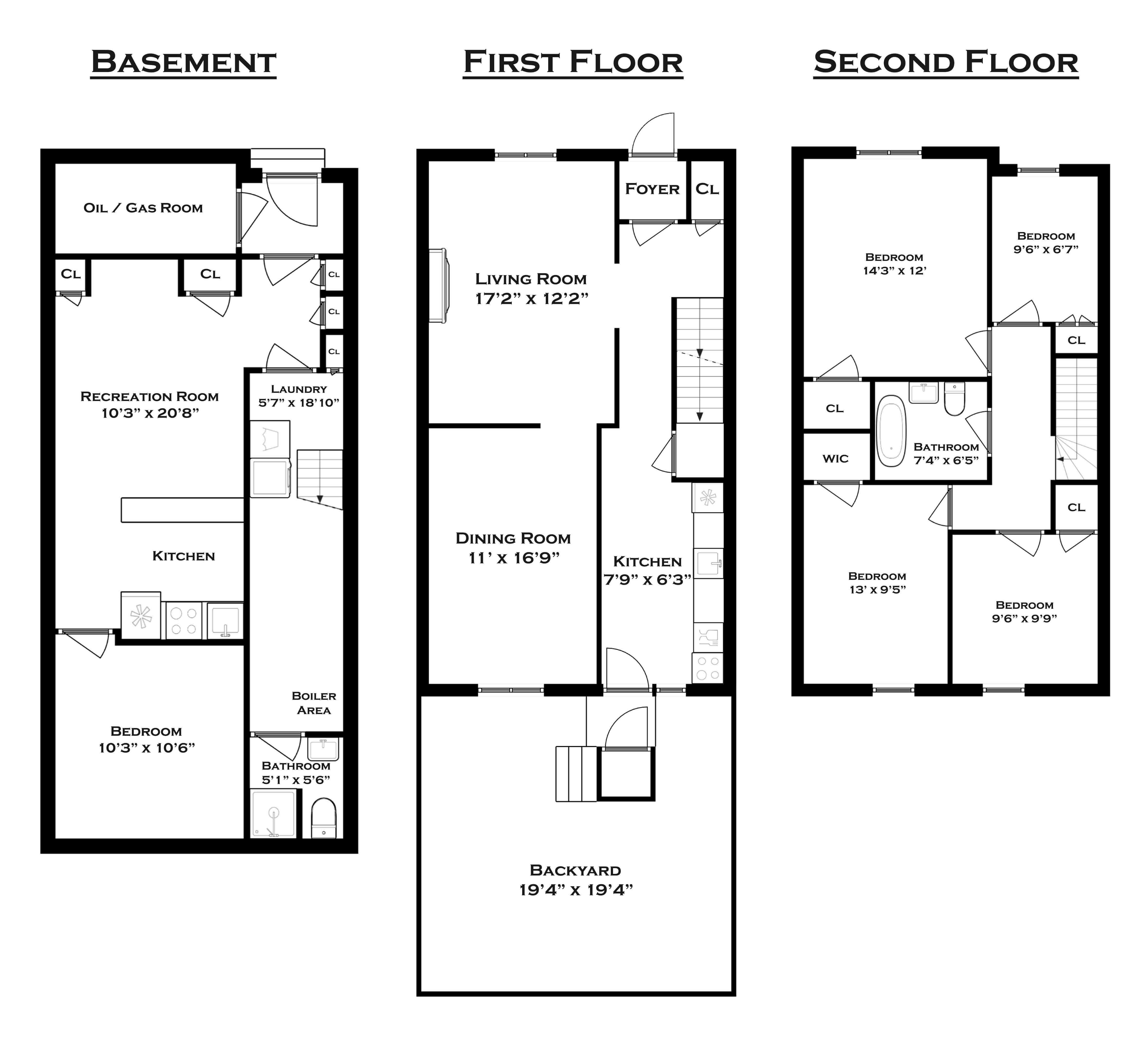 floor plan of 46 hendrix street brooklyn