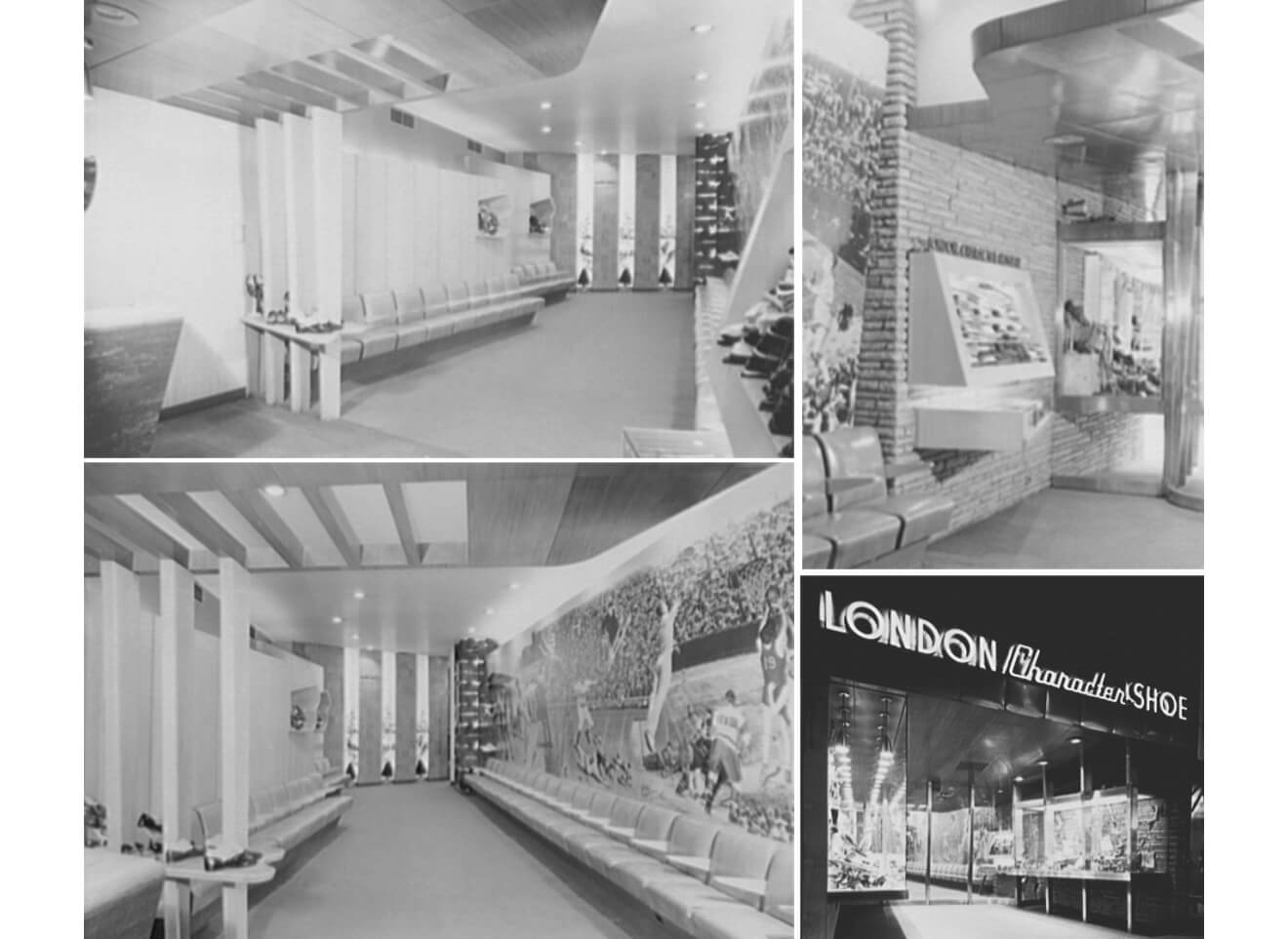 interior views of the store in 1948