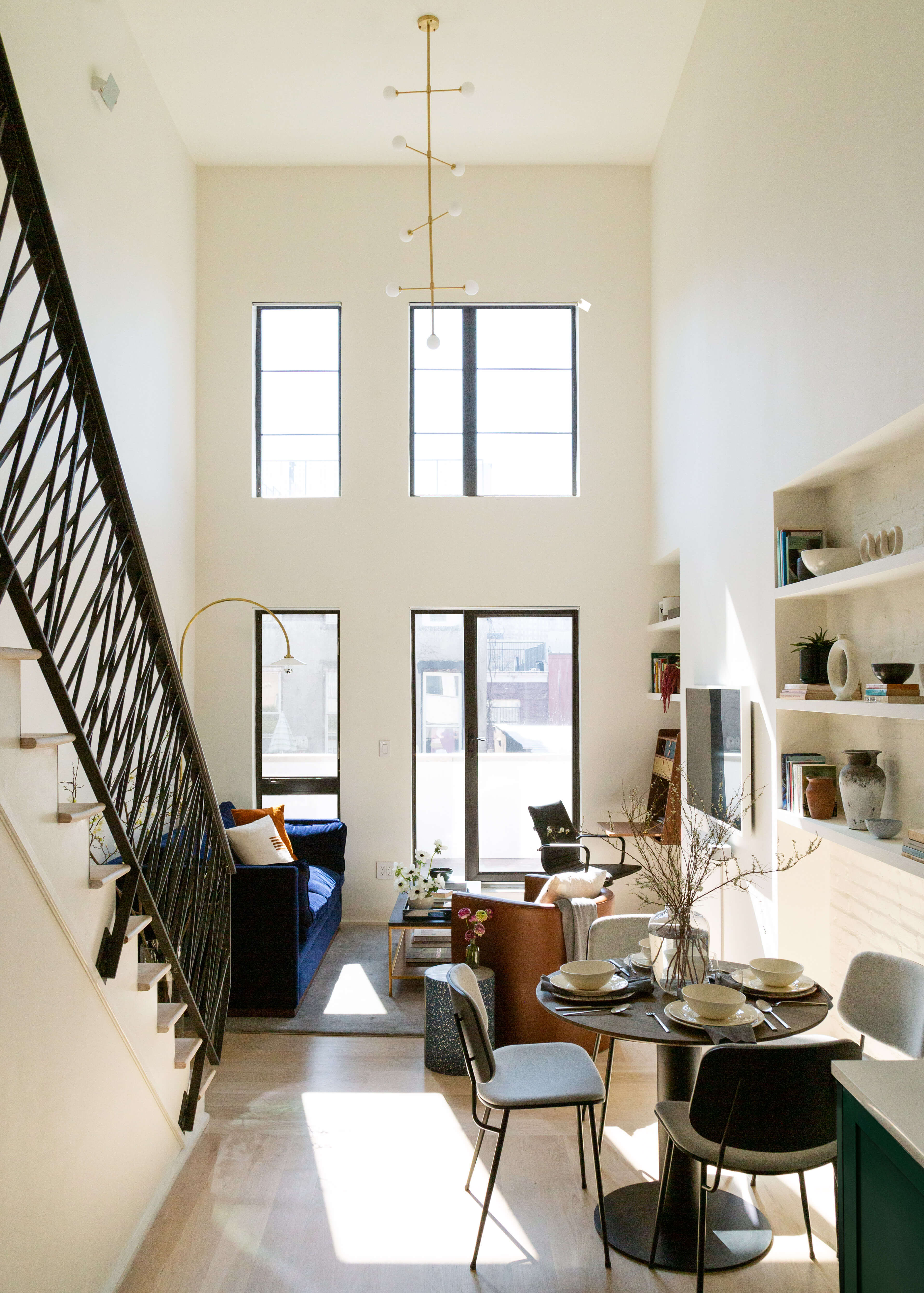 Brooklyn loft living room