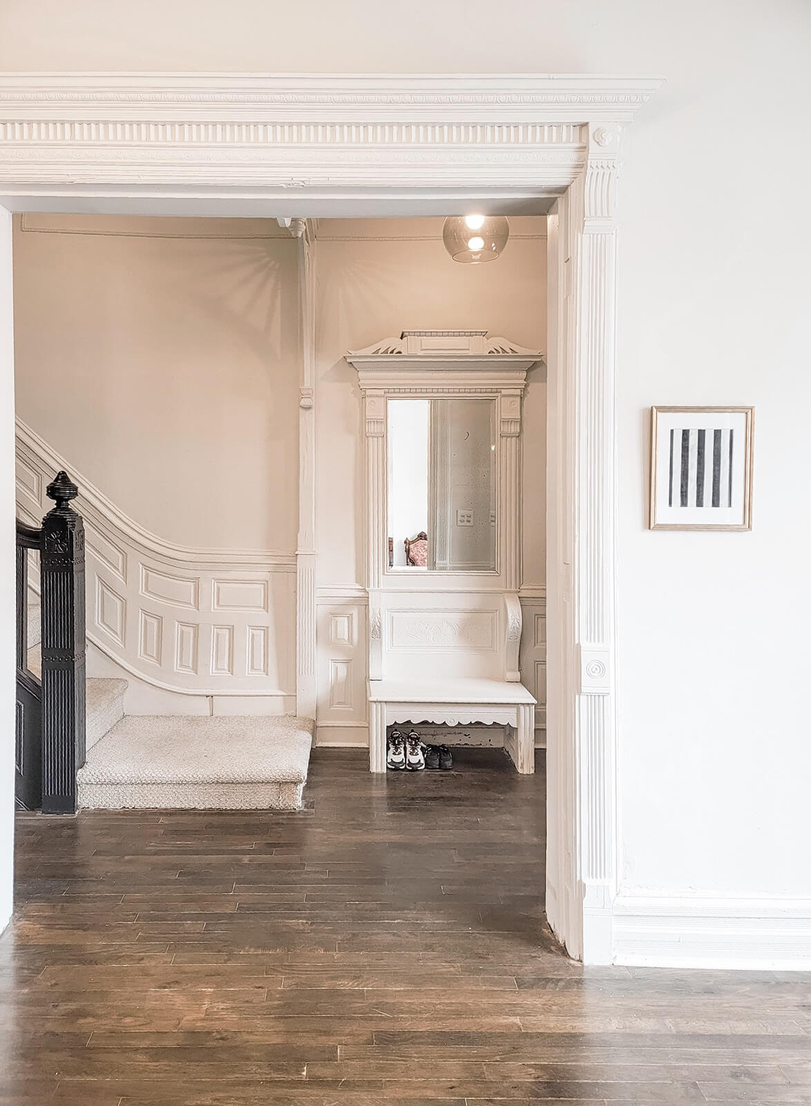 Brownstone front hall