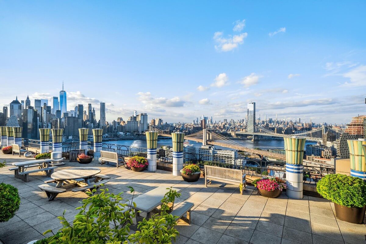 roof deck of 111 hicks street