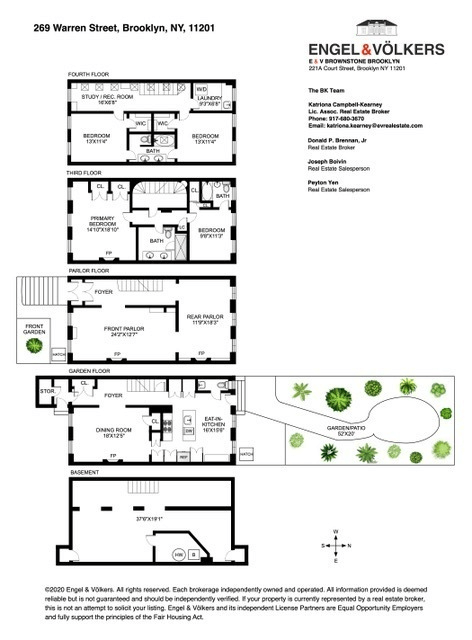 floorplan of 269 warren street brooklyn