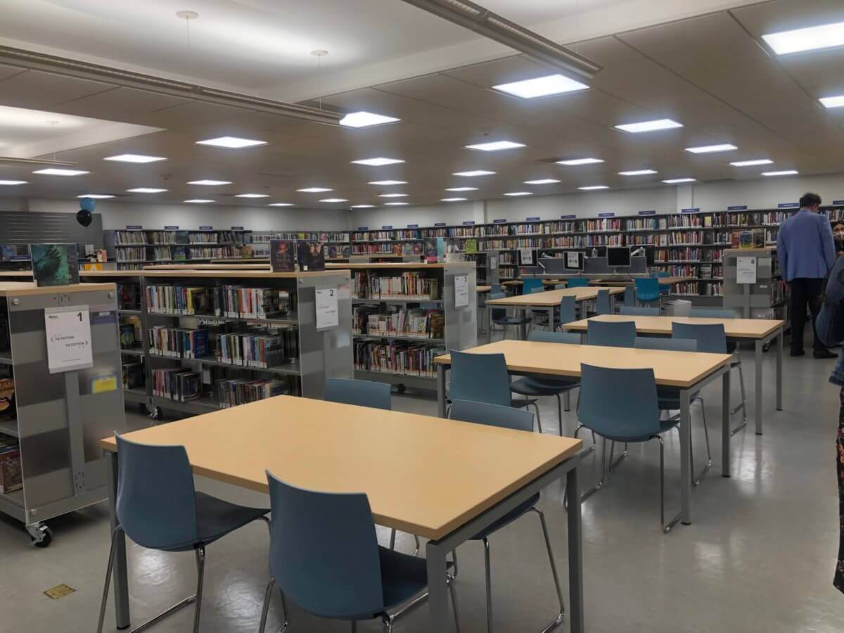 interior of the library