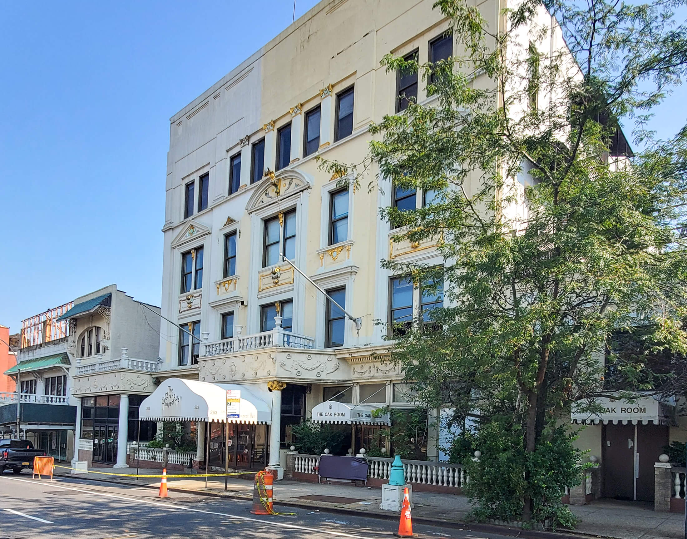 exterior of grand prospect hall