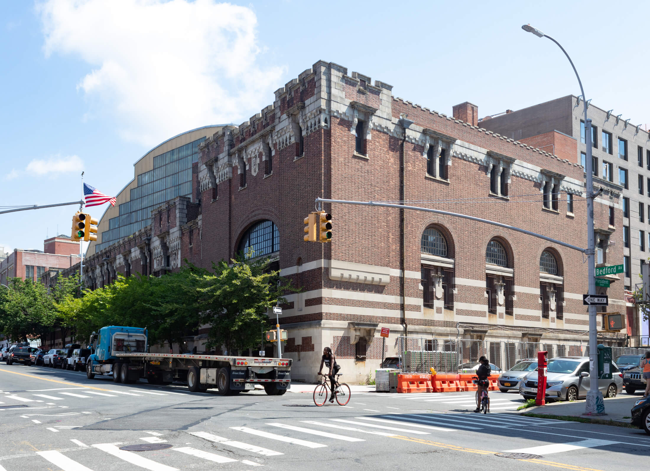 exterior of armory