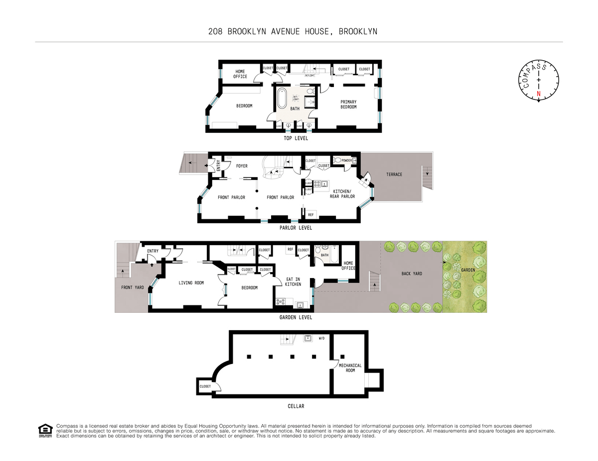 floorplan of 208 brooklyn avenue