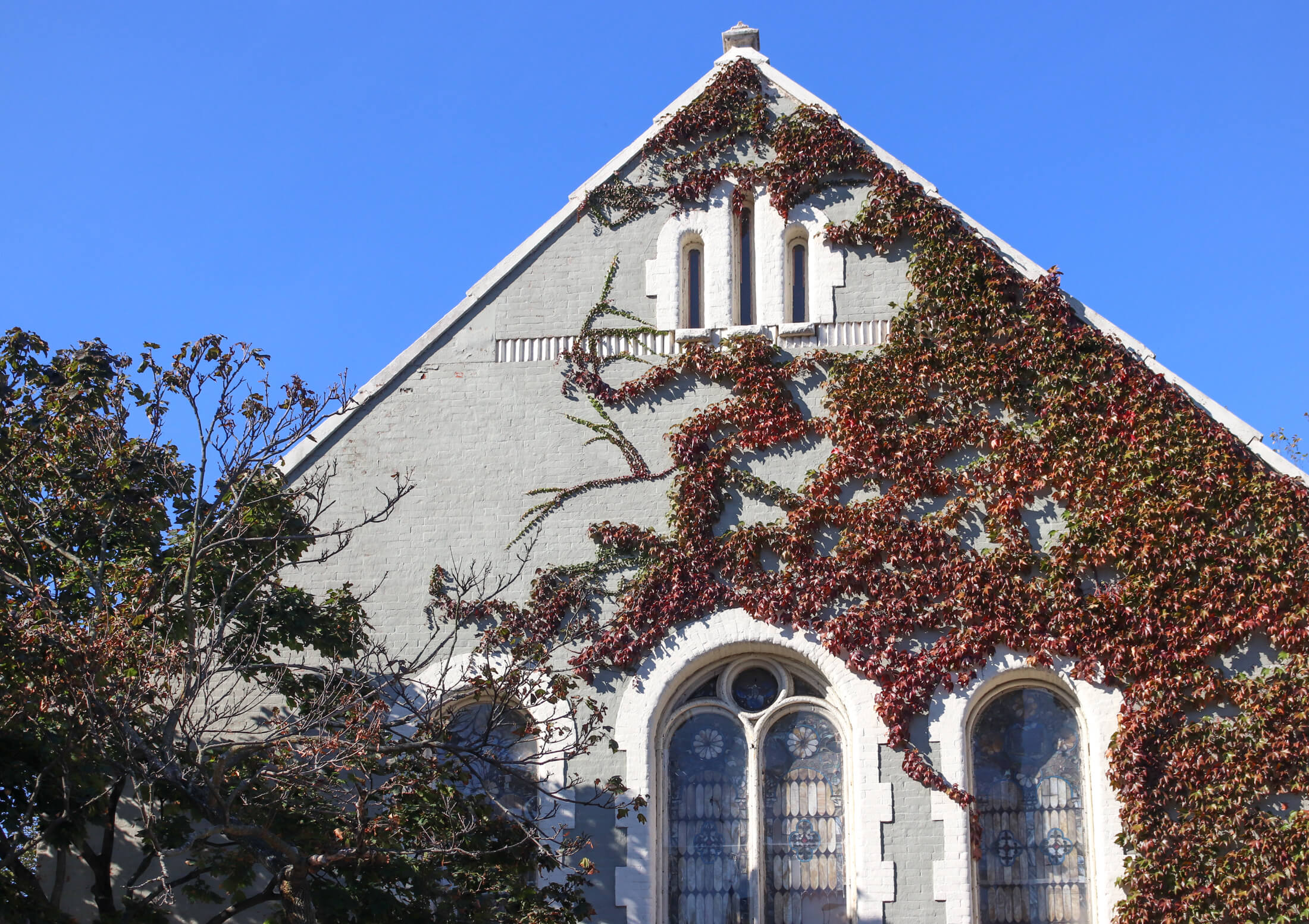 exterior of church in ocean hill