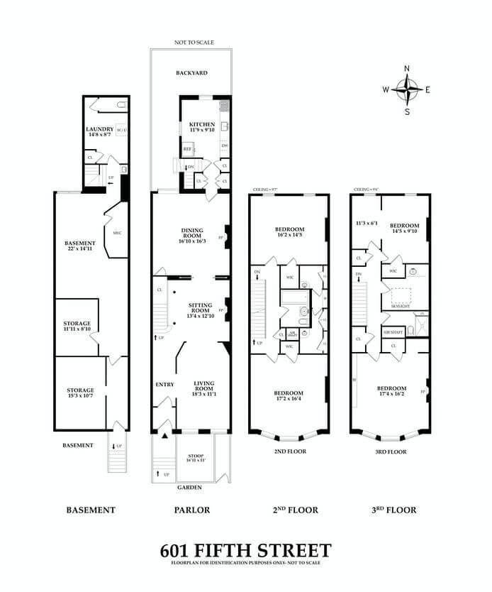 floorplan of 601 5th street