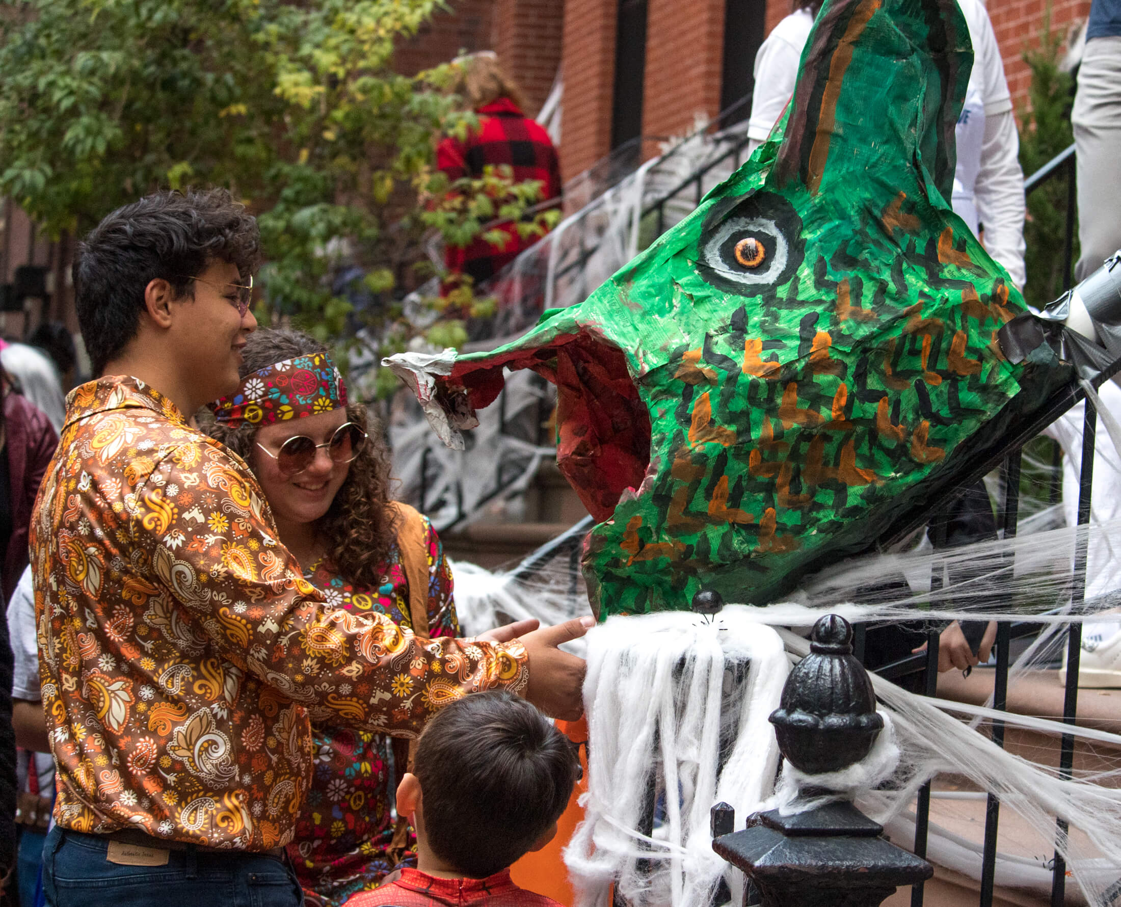 a candy chute on Garden Place