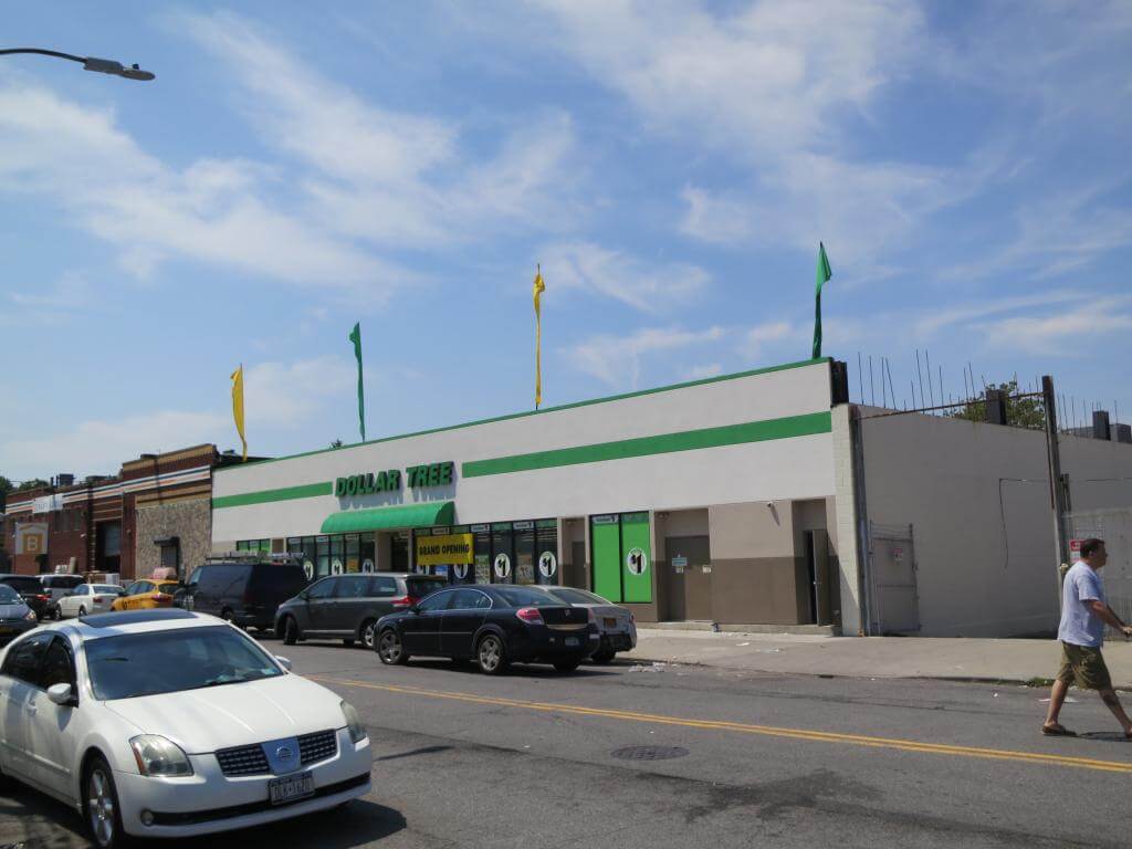 exterior of dollar tree at 2134 coyle street