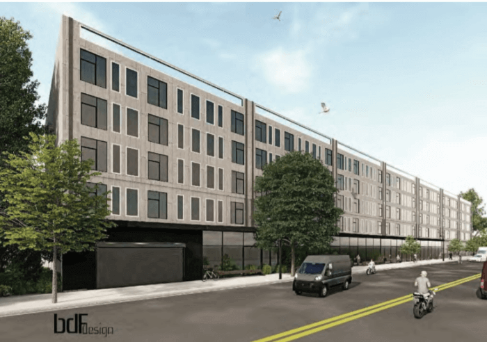 rendering of exterior of 2134 Coyle Street