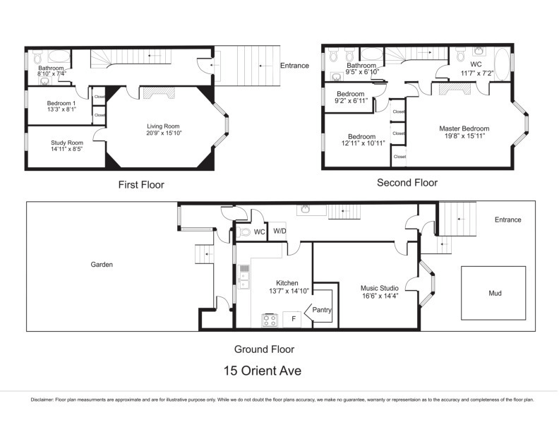 floorplan of 15 orient avenue