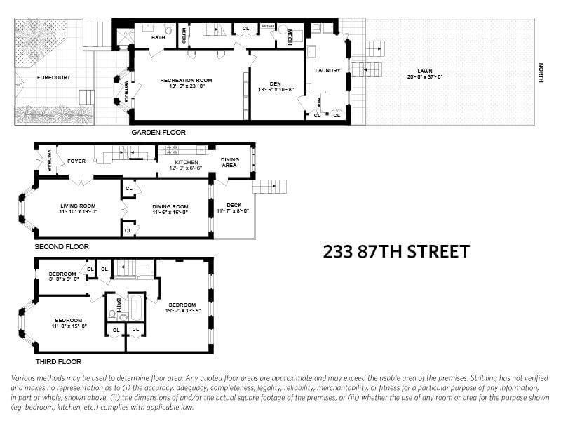 floorplan of 233 87th street