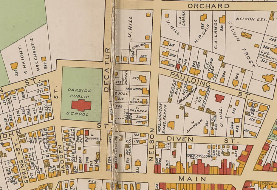 1893 map of peekskill