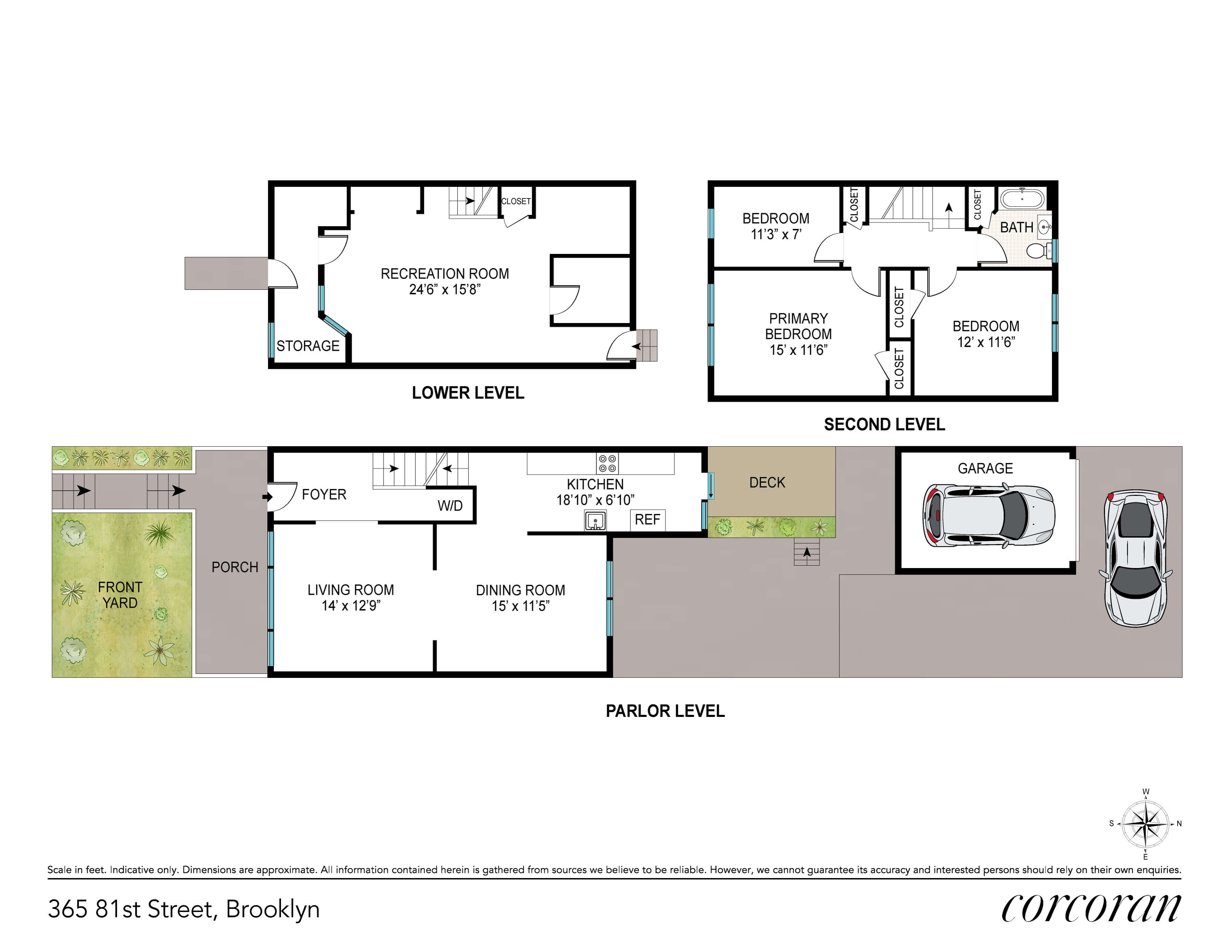 floorplan of 365 81st street