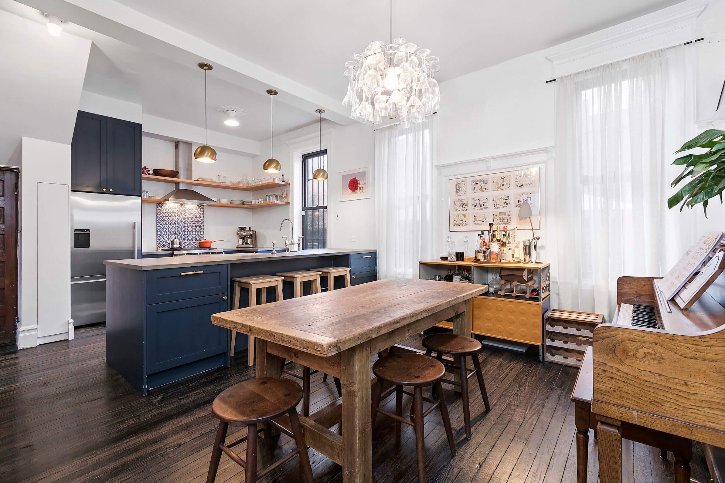 interior of 120 clifton place