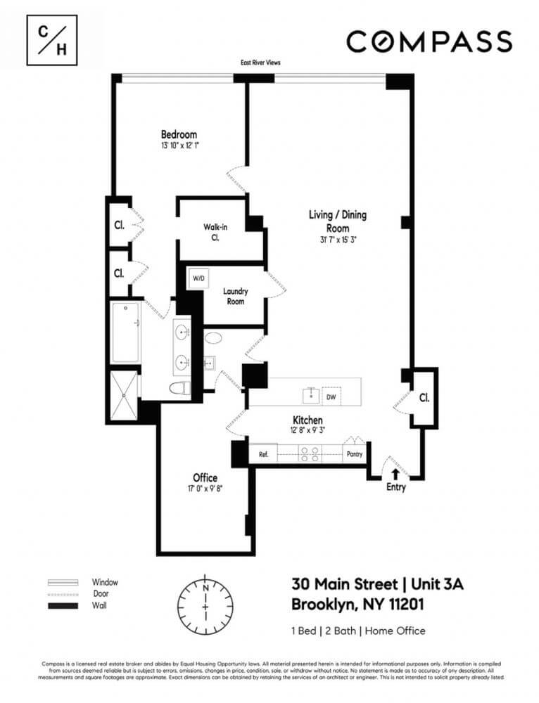 floorplan of 3a at 30 main street