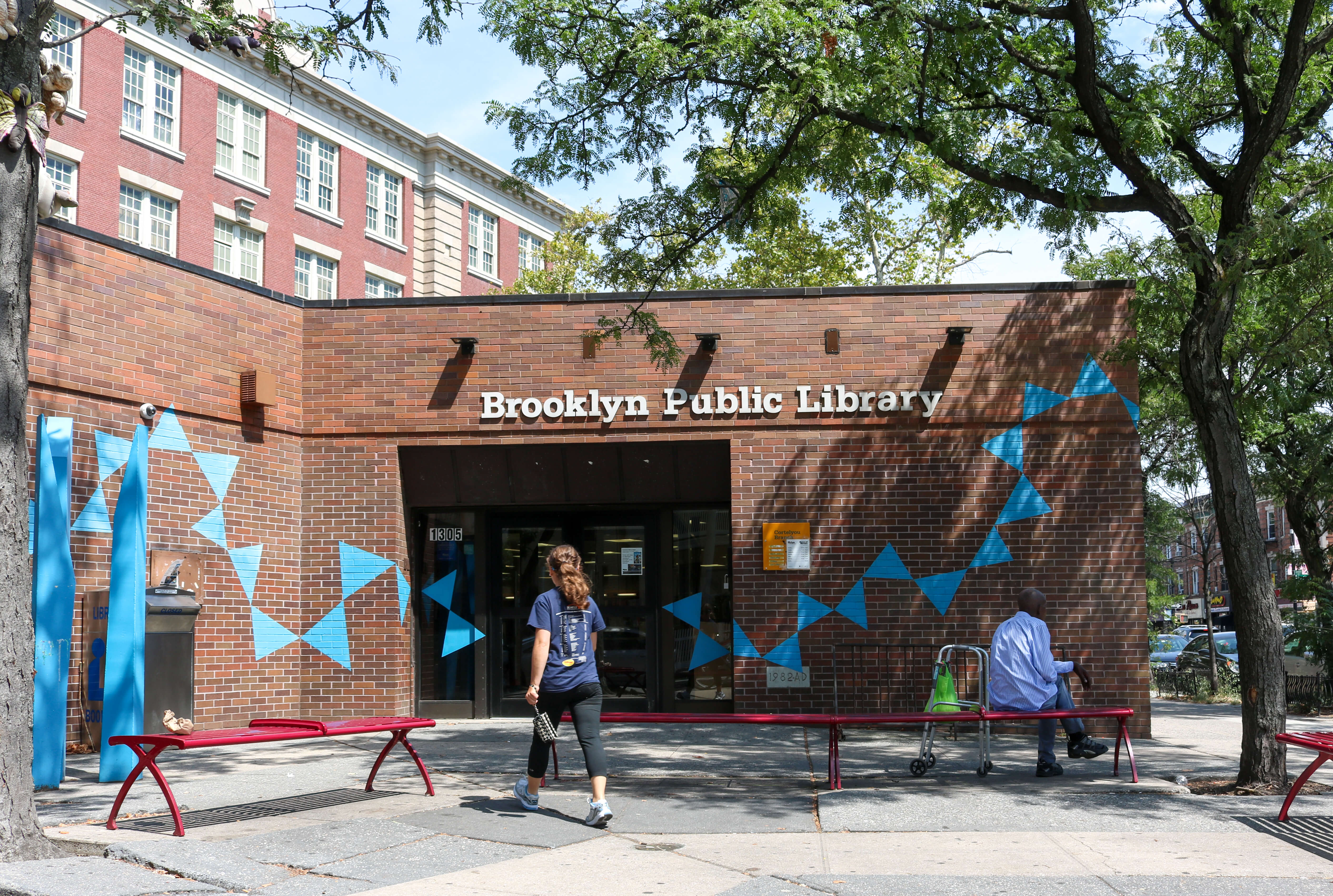 exterior of library