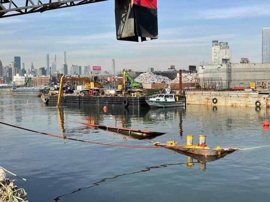 newtown creek barge