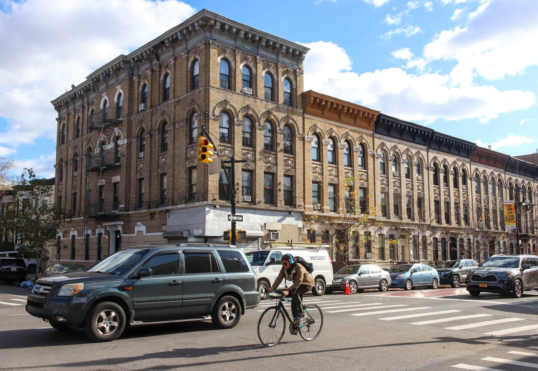 biker on rogers avenue