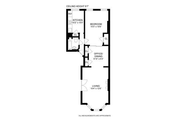 floorplan of unit 2 518 58th street