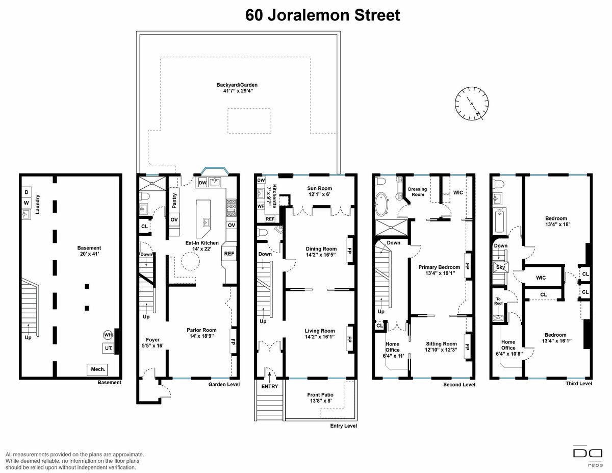 floorplan of 60 joralemon street