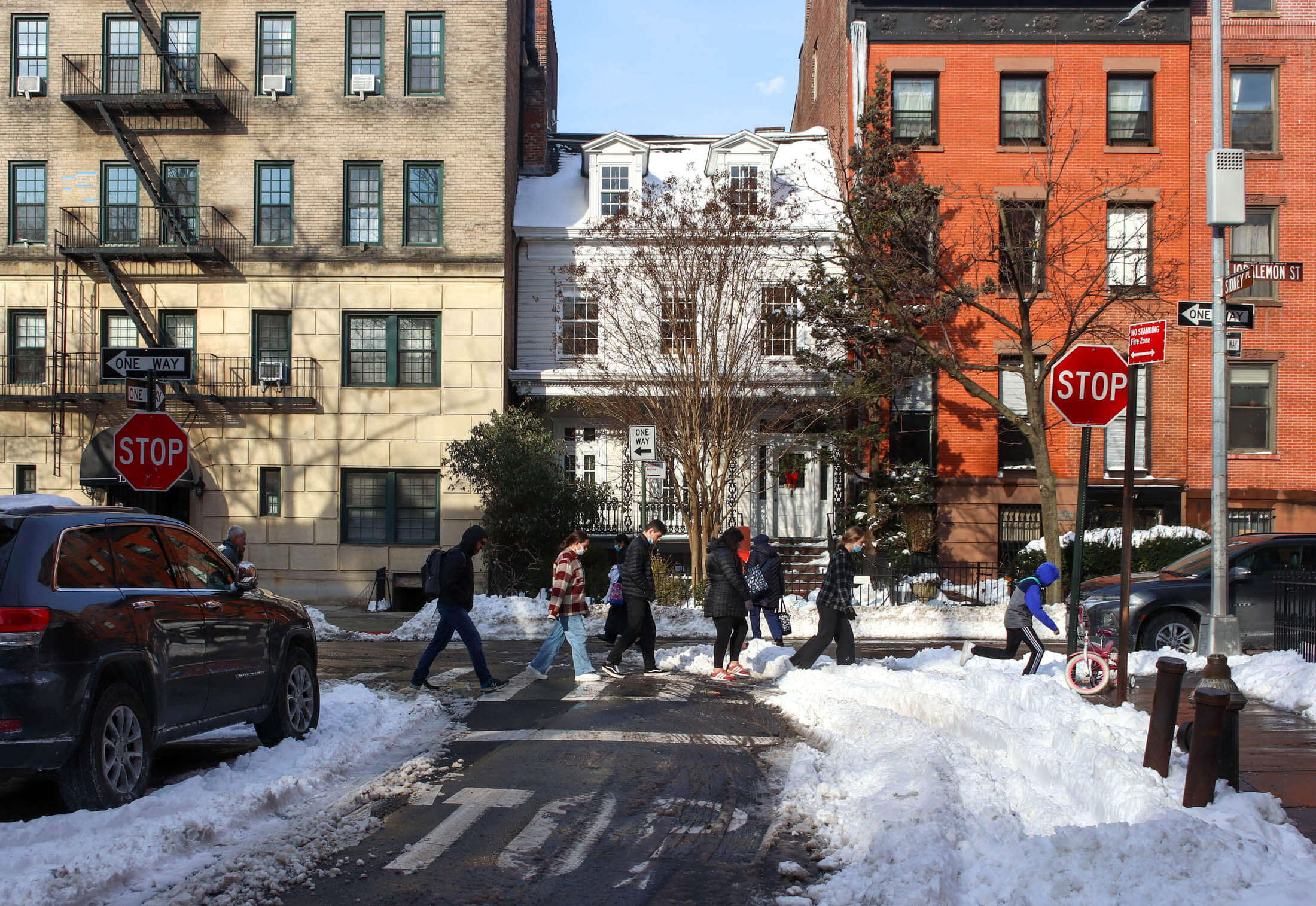 snow in brooklyn heights