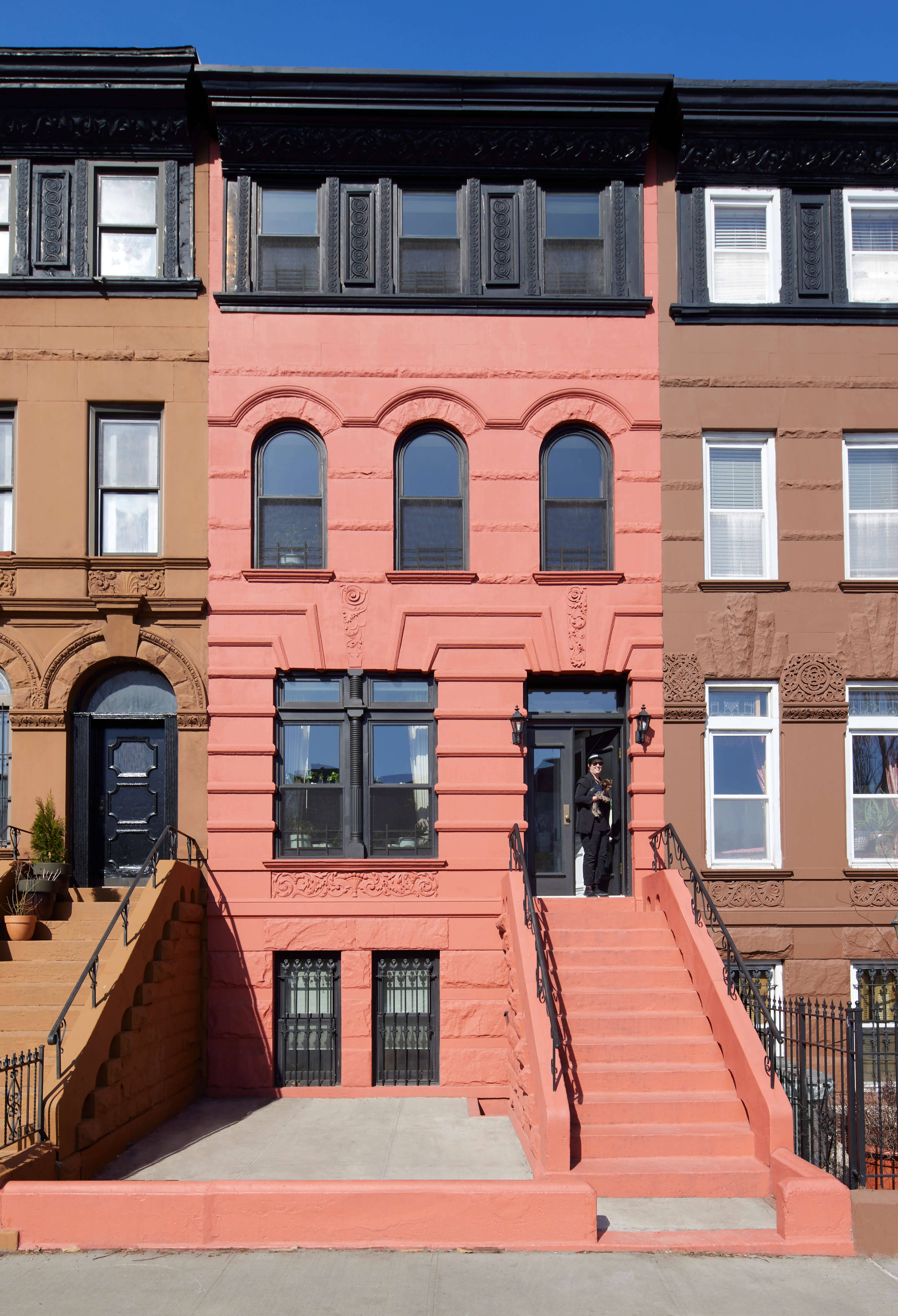 Brooklyn row house exterior