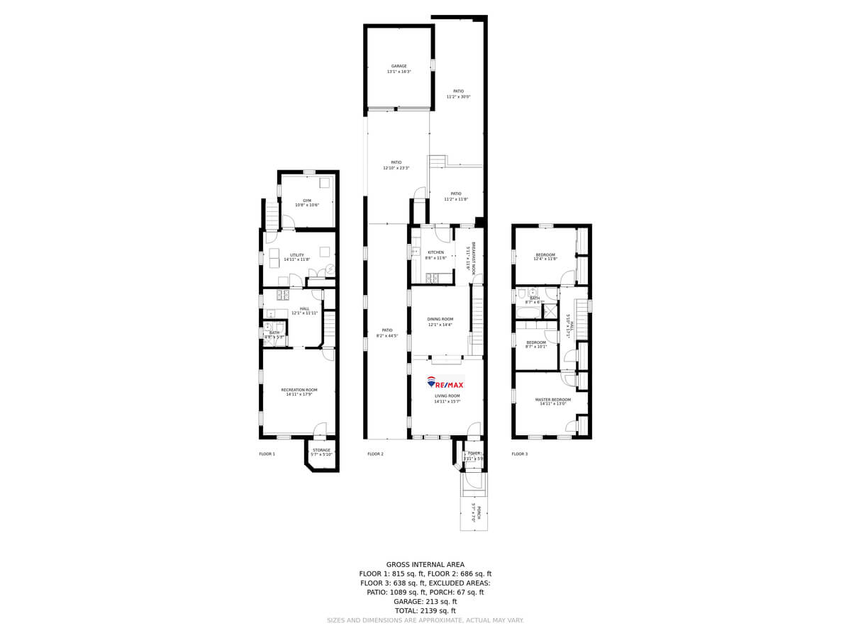 floorplan of 3615 avenue t