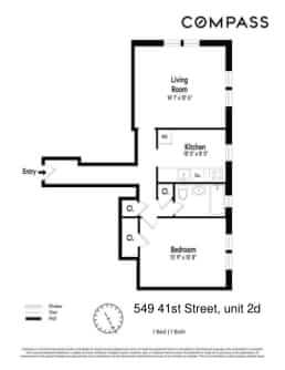 floorplan of 2d at 549 41st street