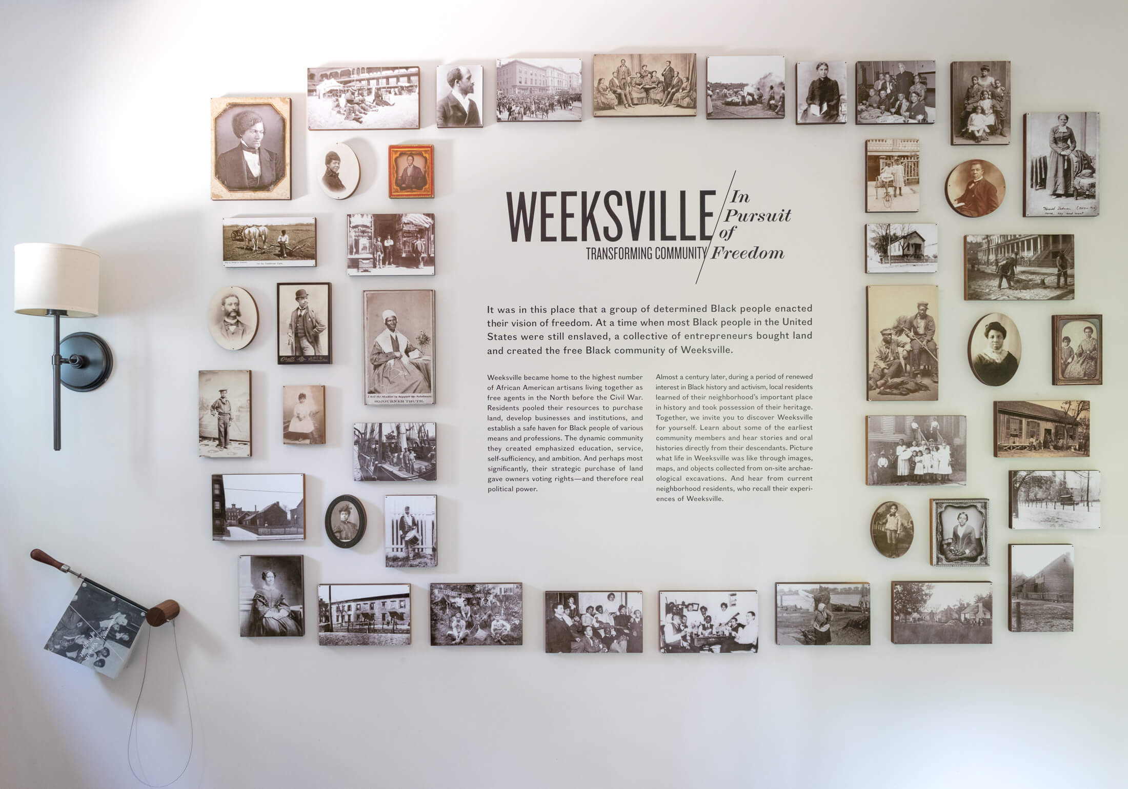 in pursuit of freedom exhibit weeksville