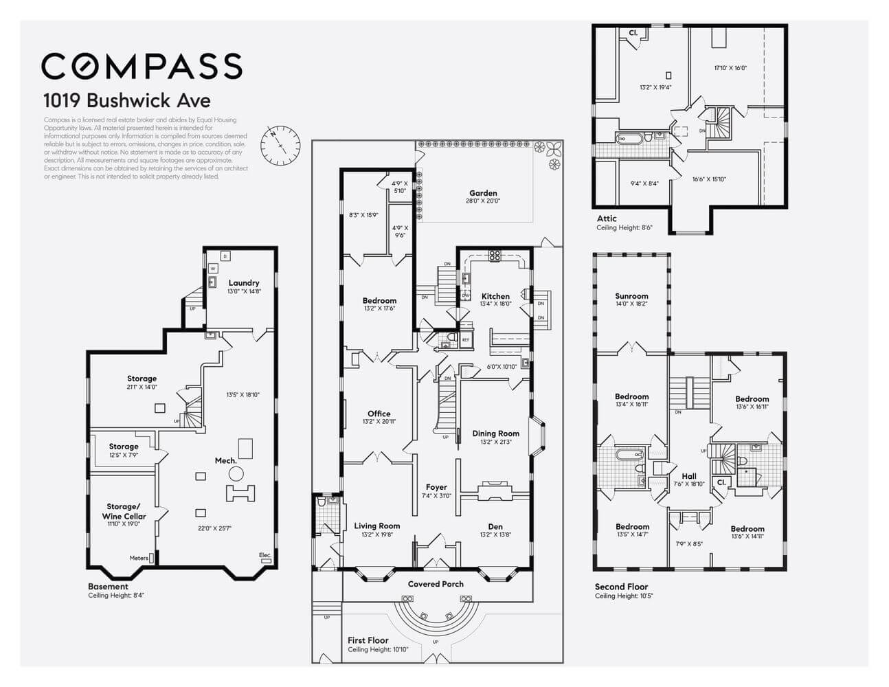 floorplan of 1019 bushwick avenue