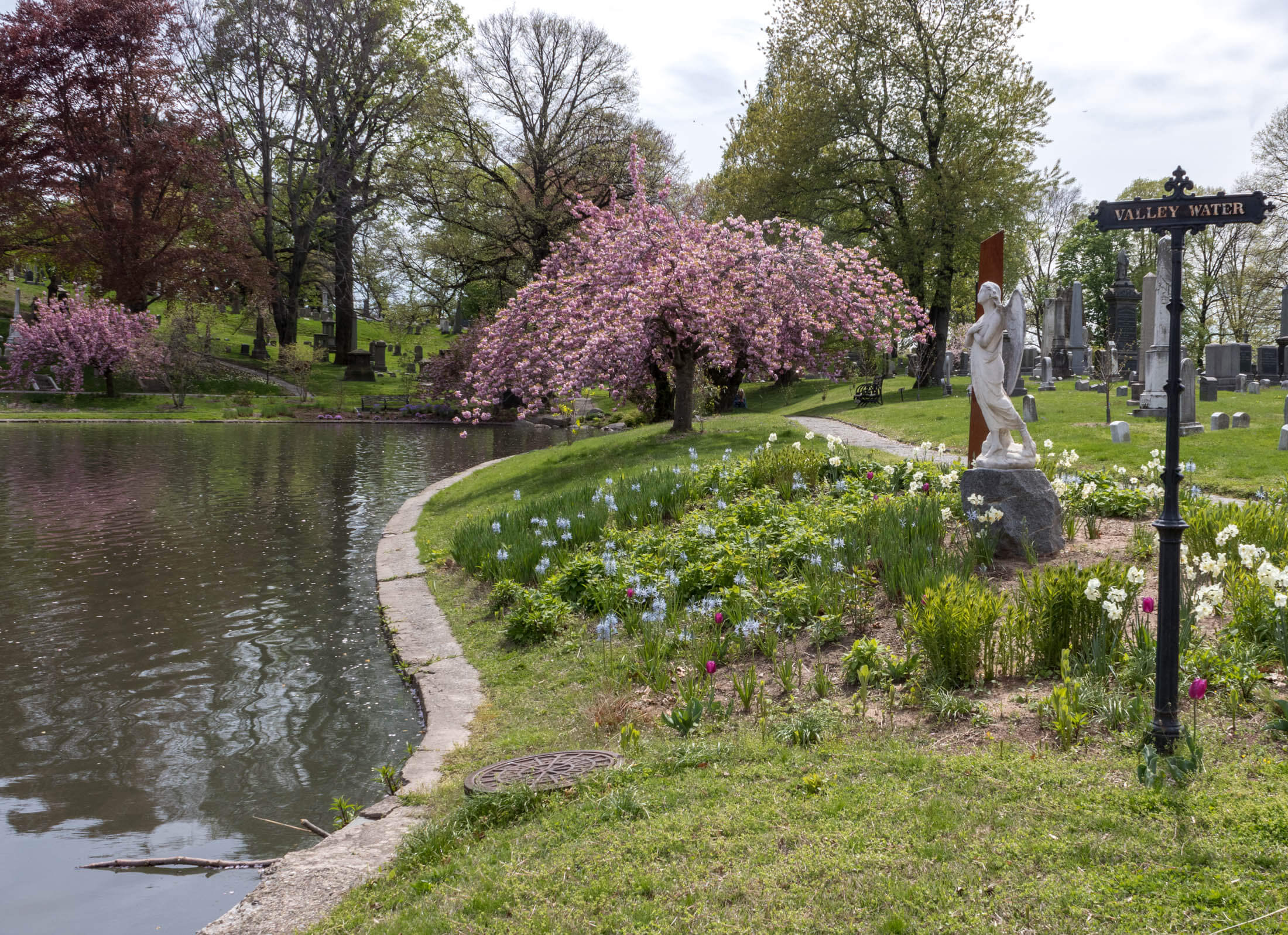 view of the historic green-wood cemetery