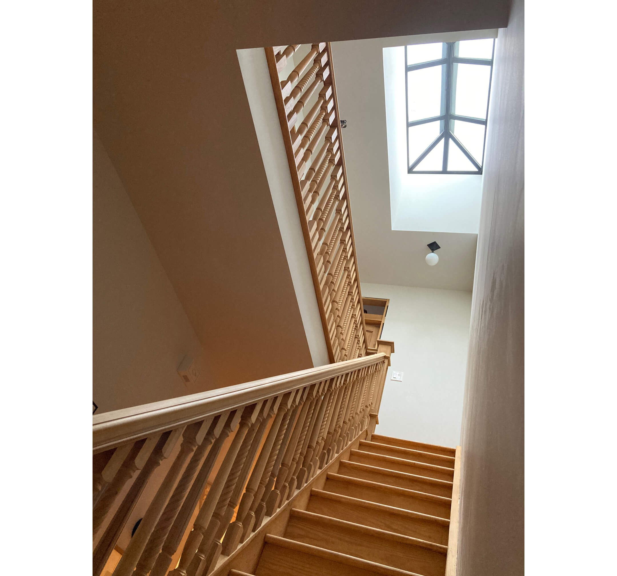 stair and skylight