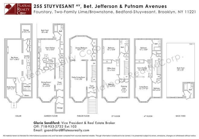 floorplan of 255 Stuyvesant
