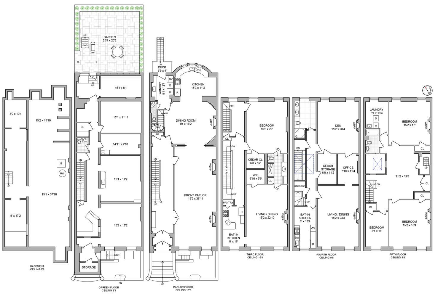 floorplan for 35 remsen street