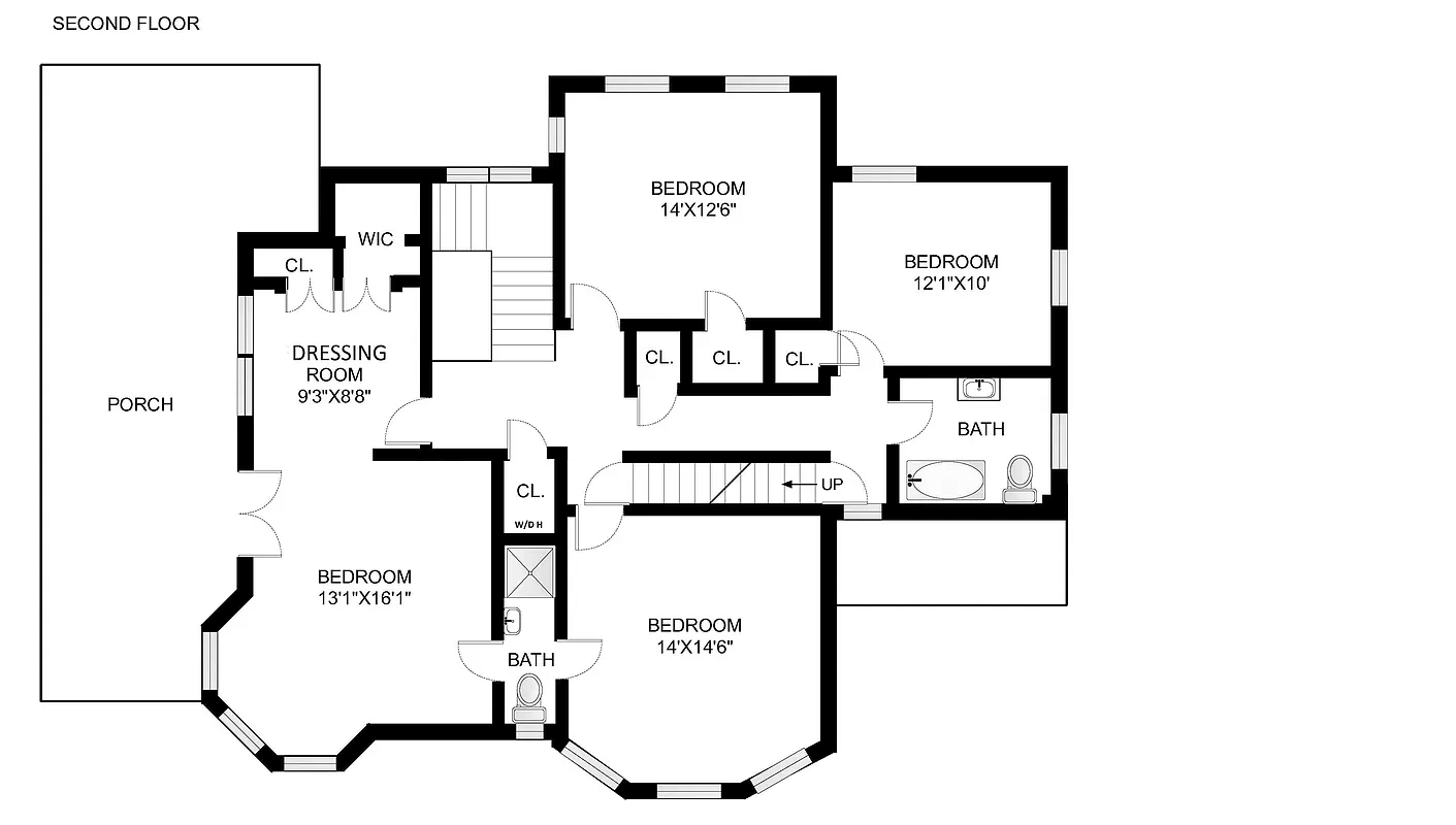 floorplan of 466 east 17th street