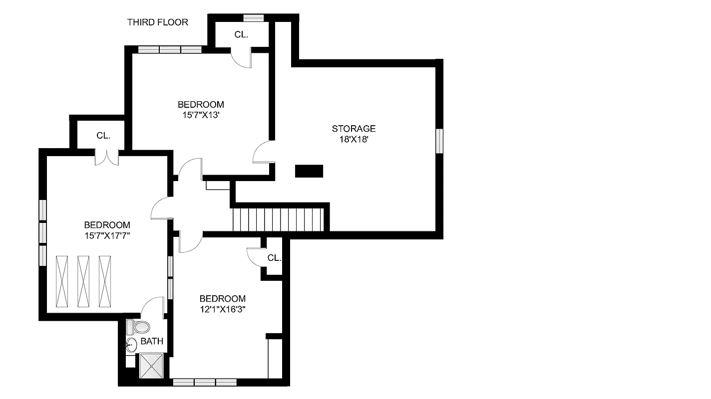 floorplan of 466 east 17th street