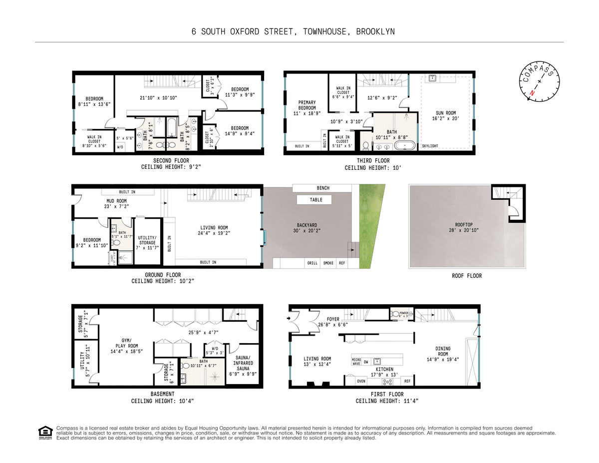 floorplan of 6 south oxford street