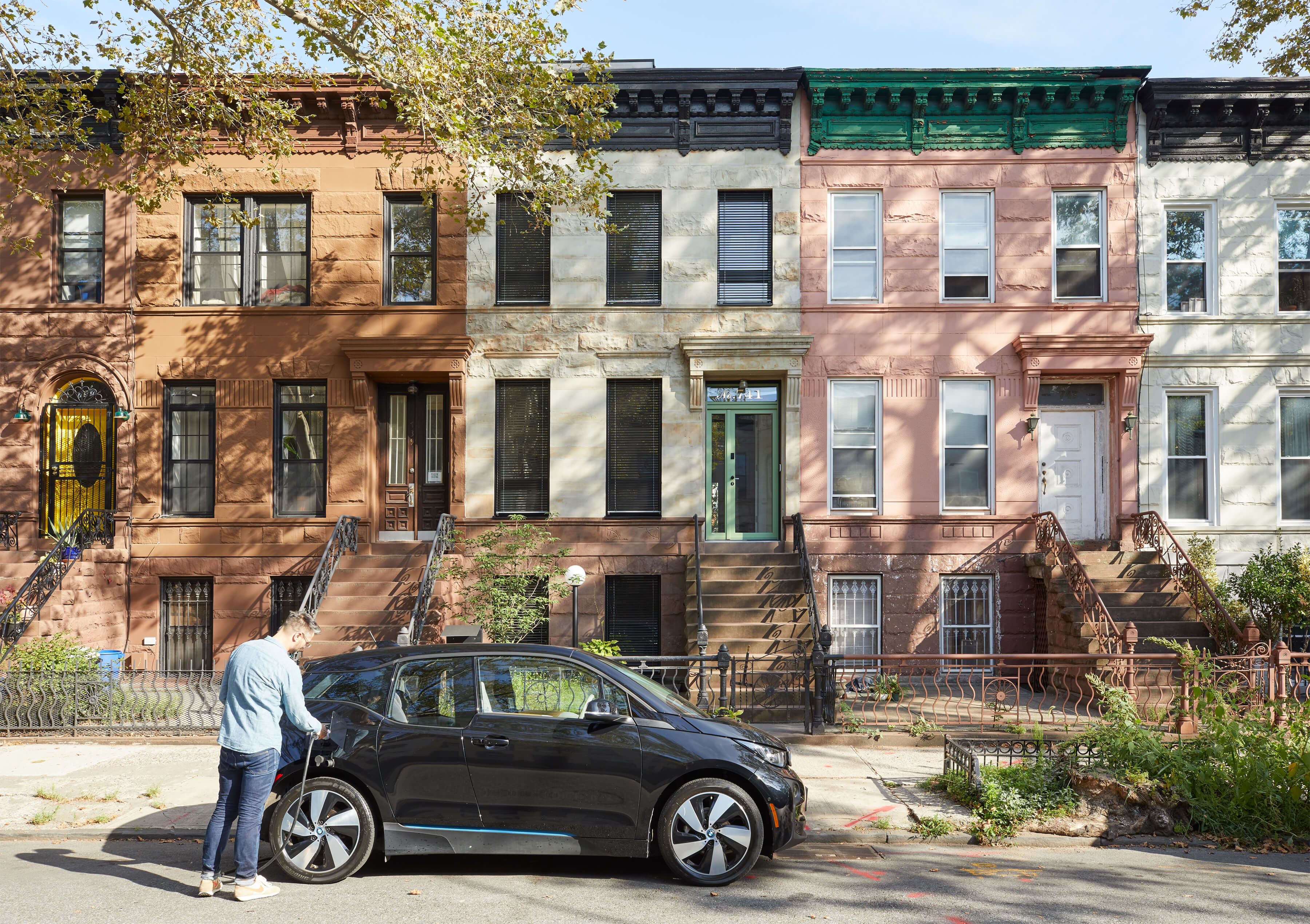 exterior brownstone