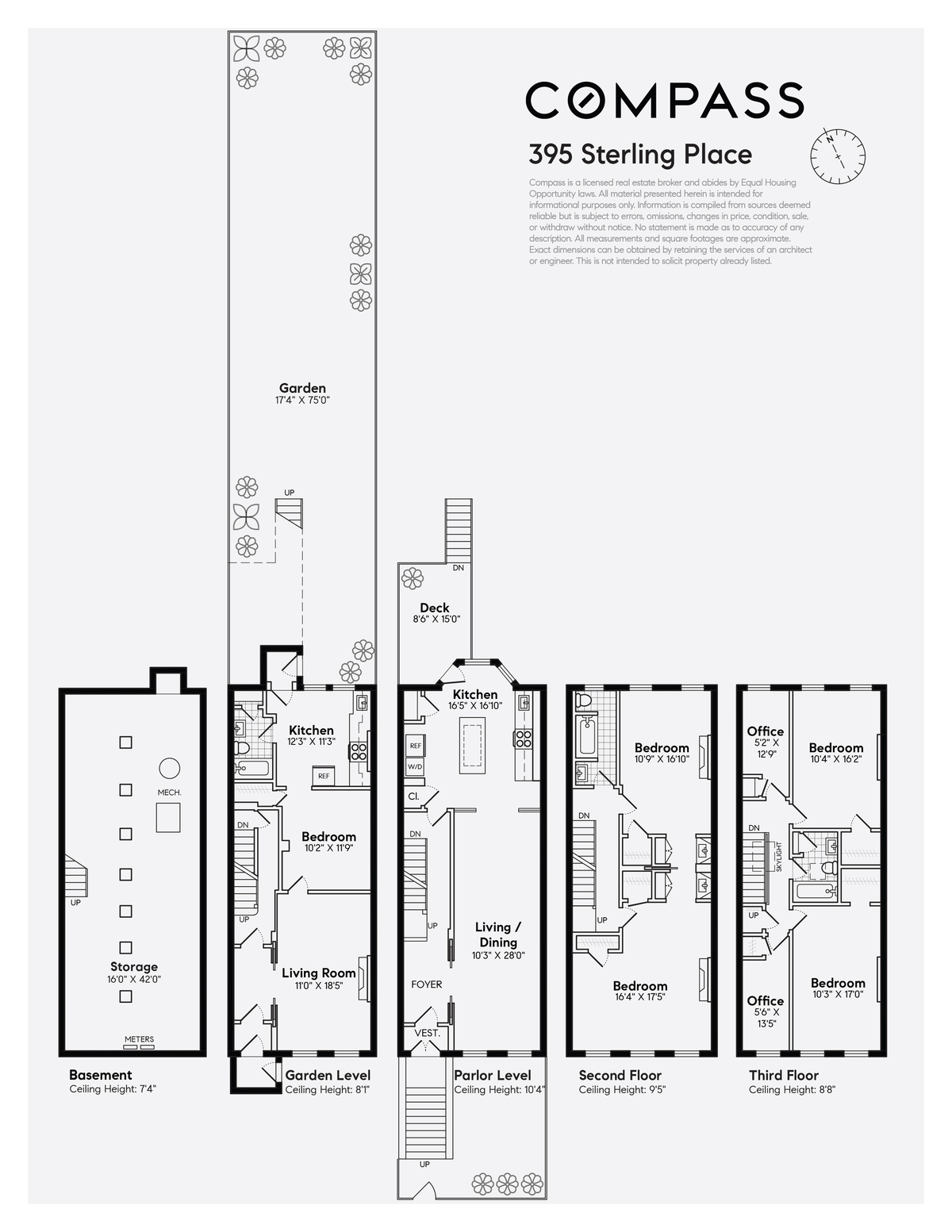 floorplan of 395 sterling place