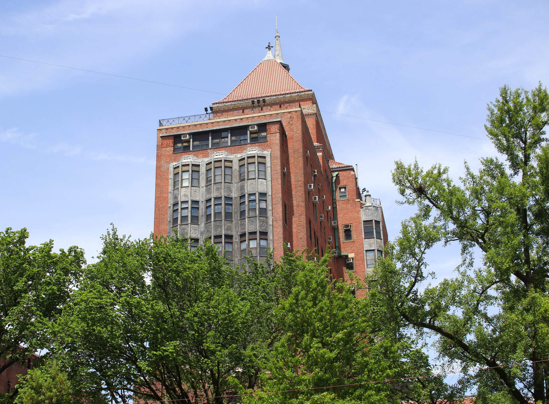 exterior of Kings County Hospital built 1930-1932