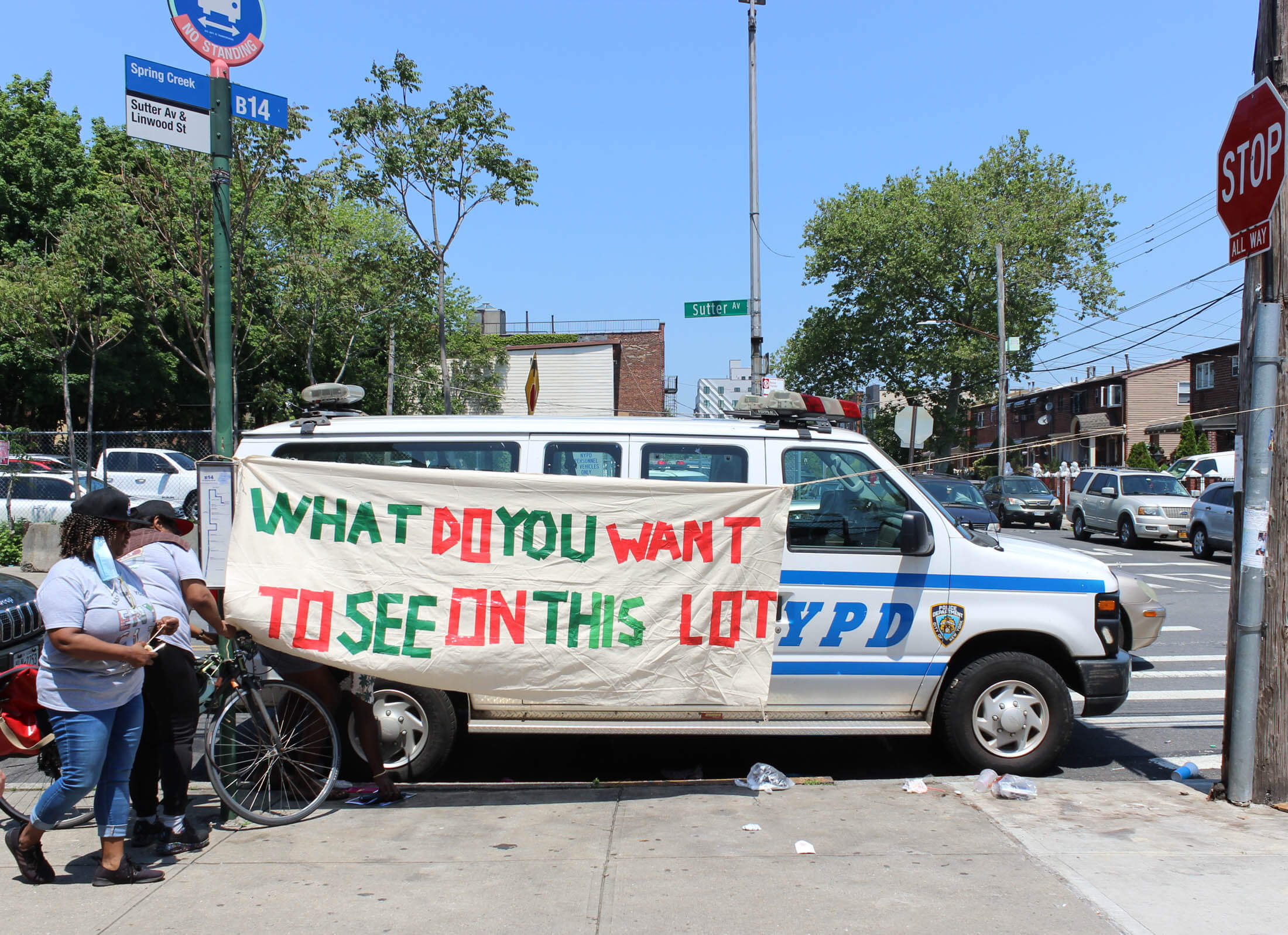 rally in east new york