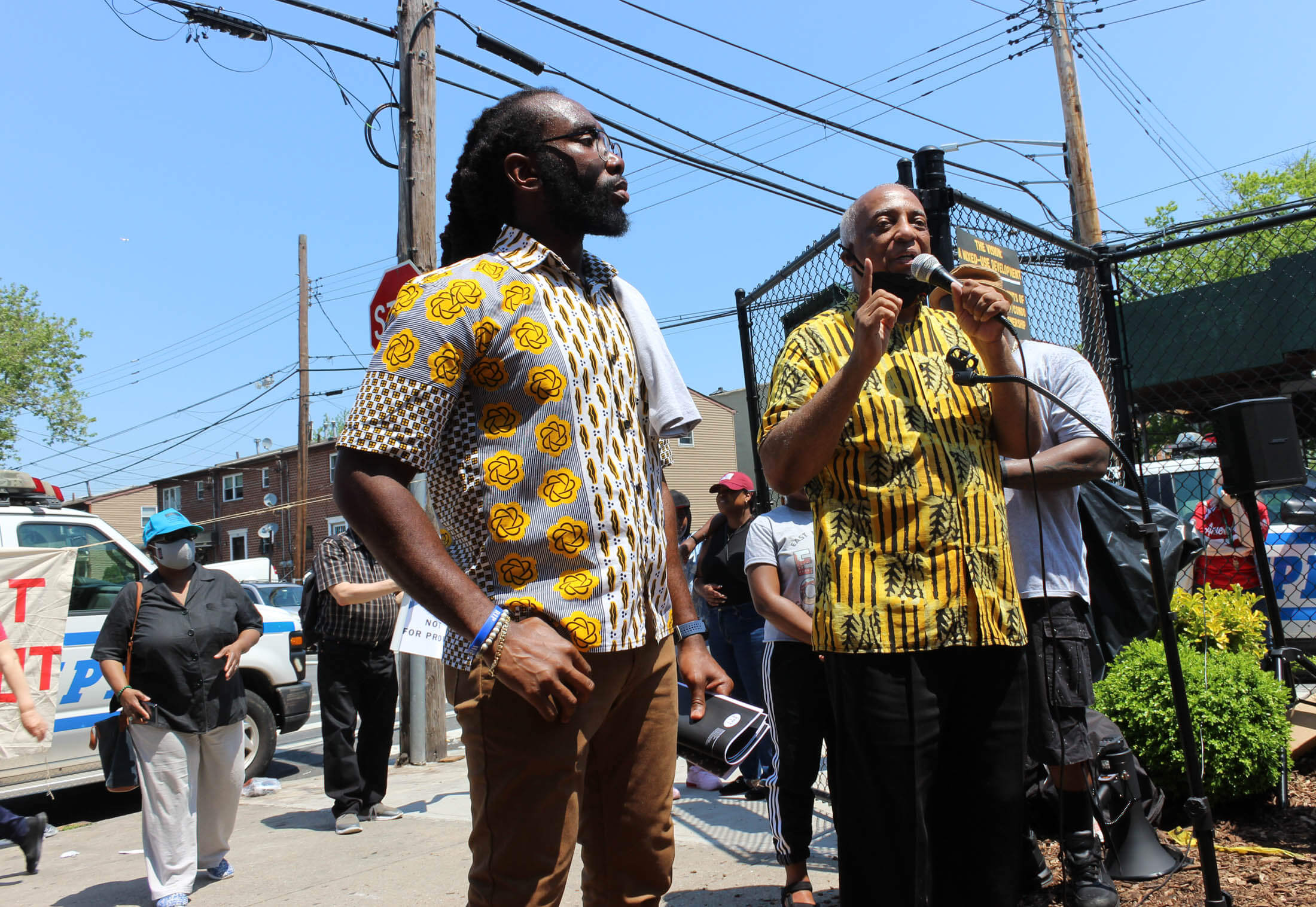 rally in east new york