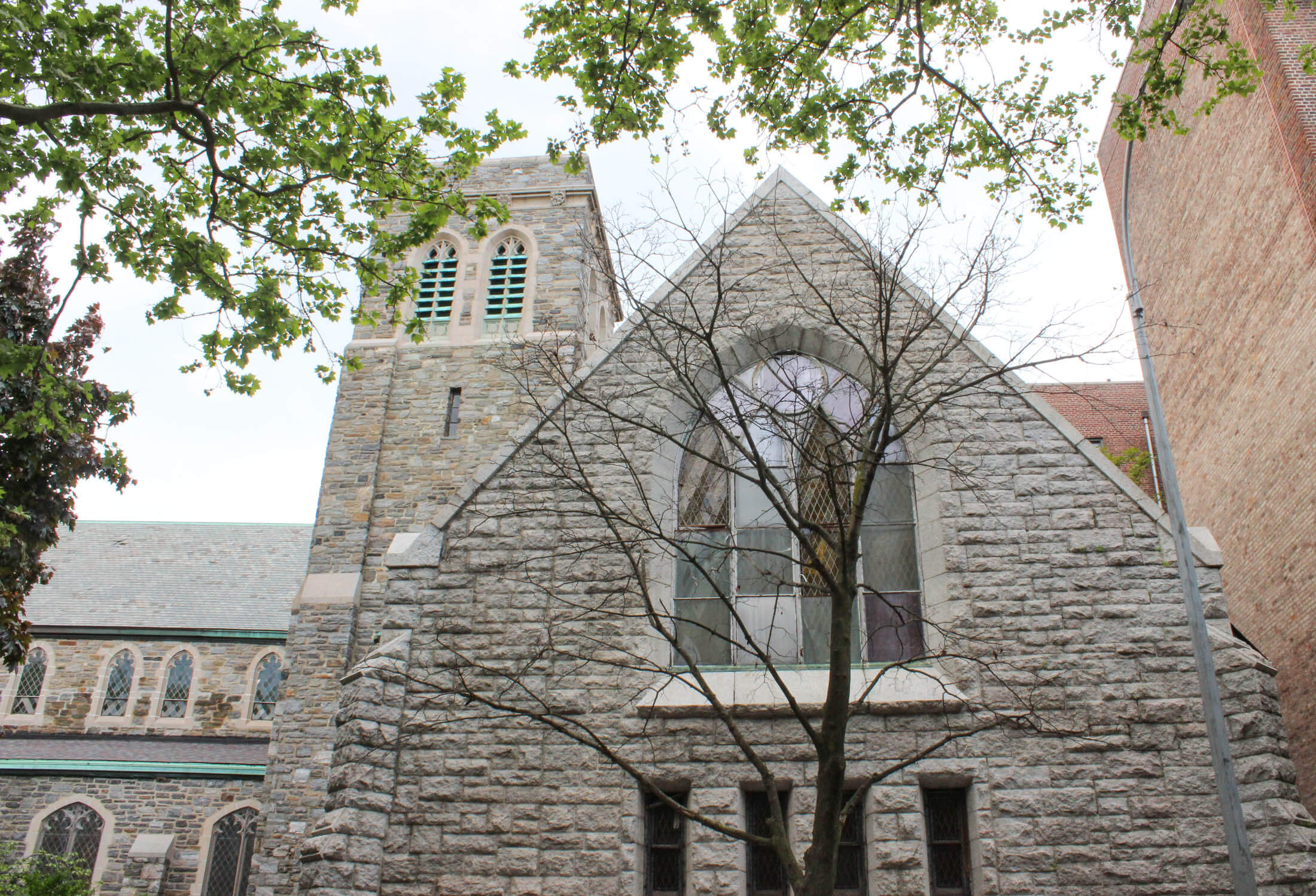 exterior of flatbush presbyterian church