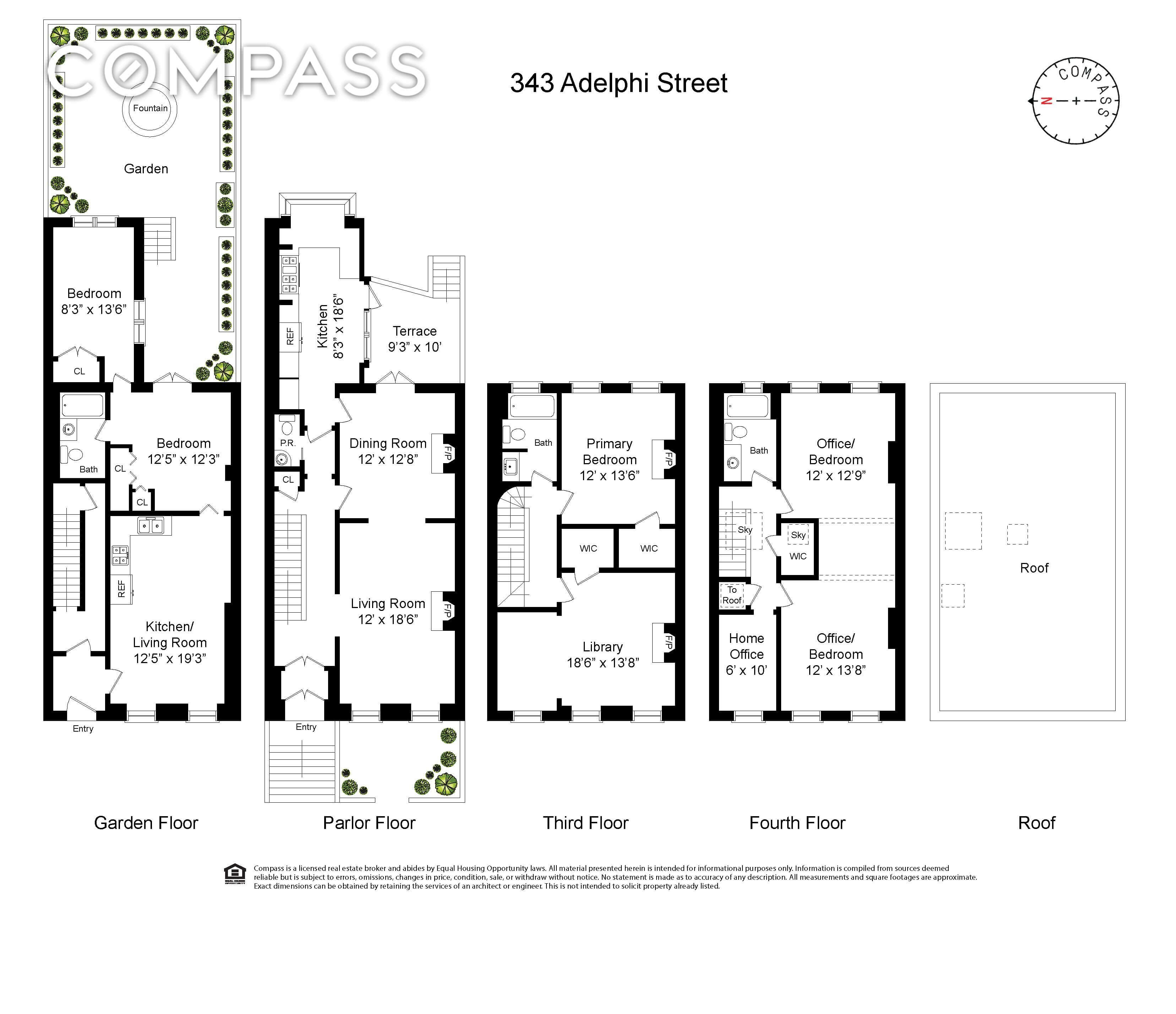 floorplan of 343 adelphi street