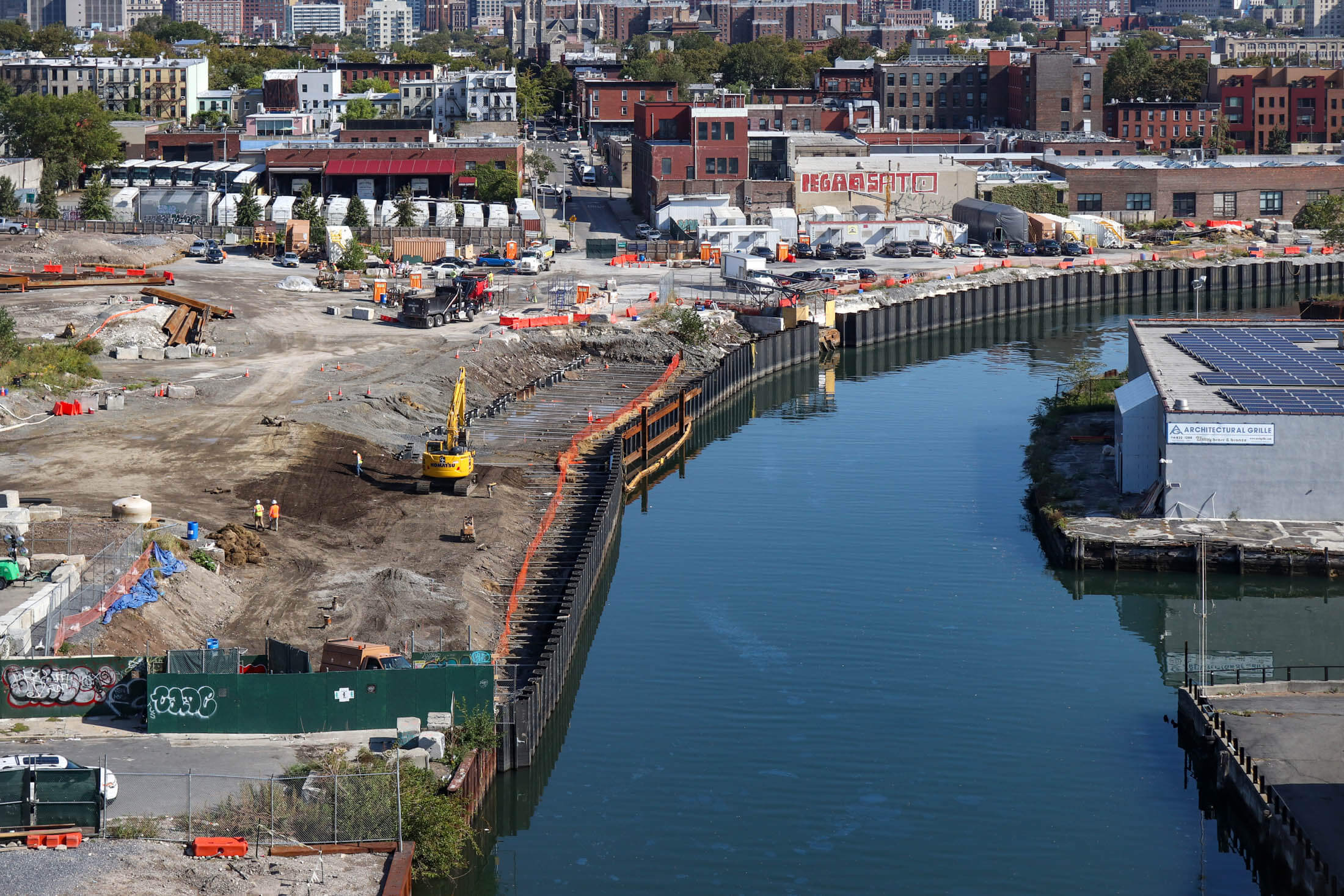 looking over the site