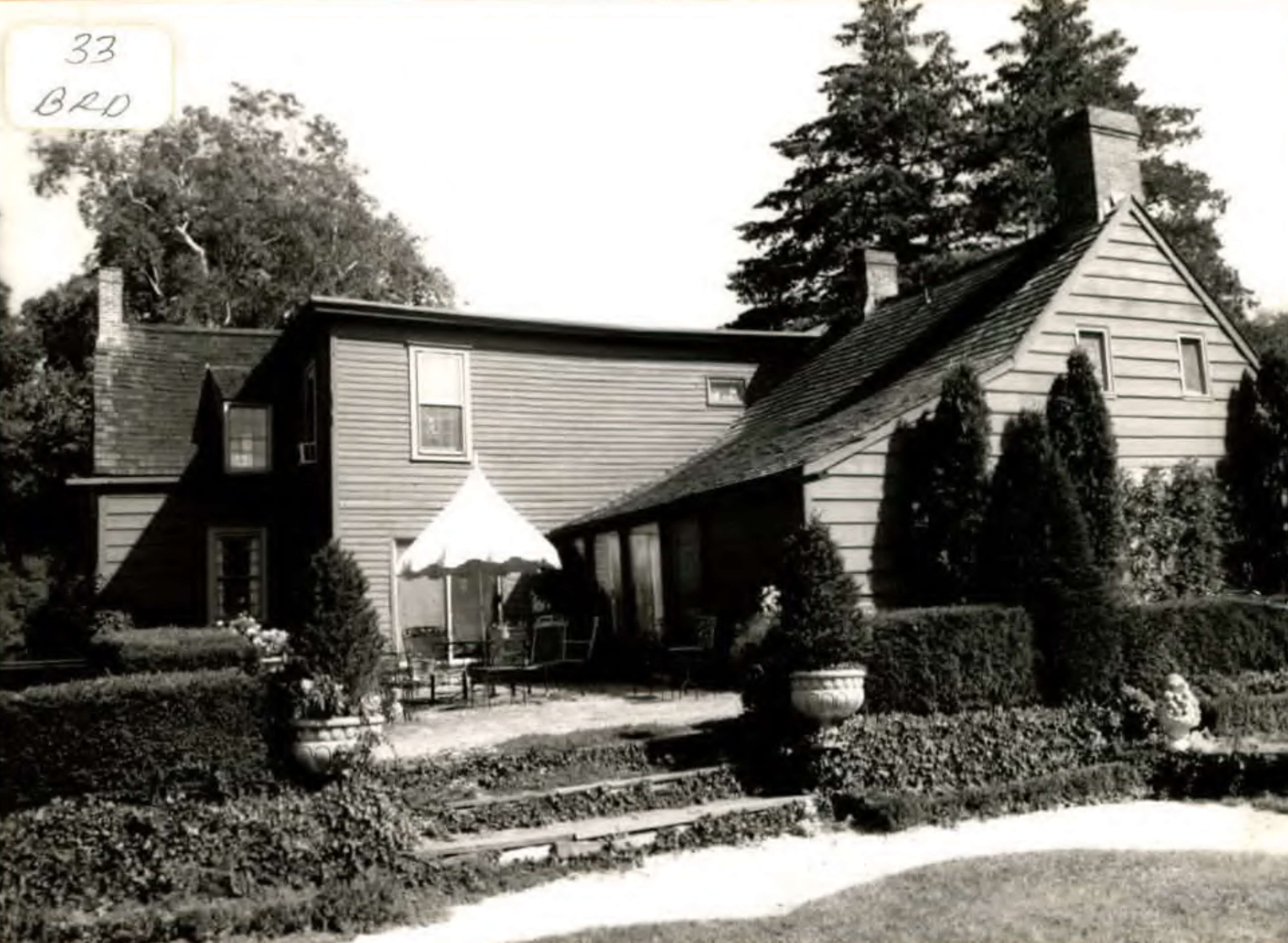 exterior of the house
