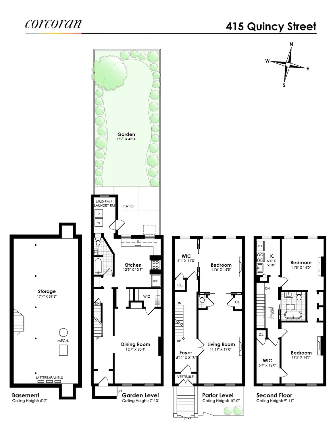 floorplan of 415 Quincy Street